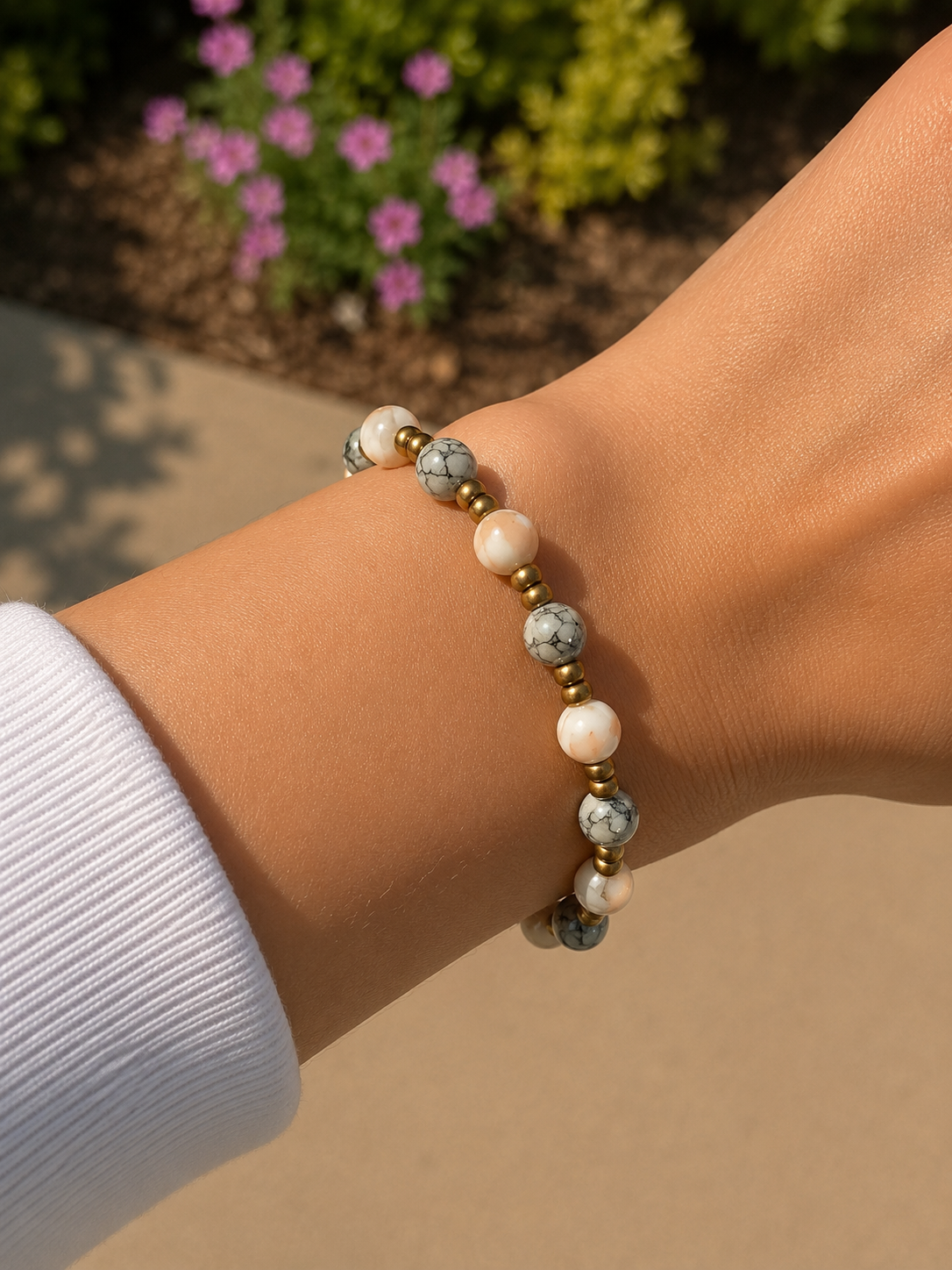 Glass Beaded Bracelet