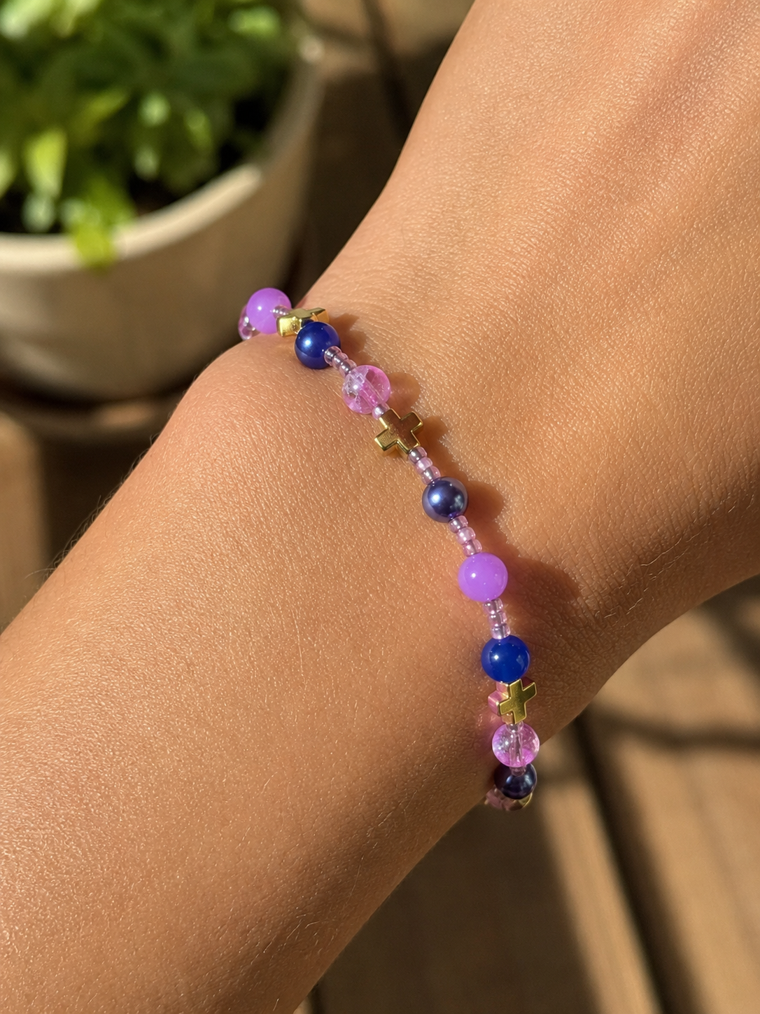 Glass Beaded Bracelet