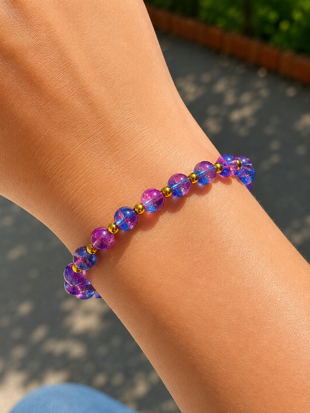 Glass Beaded Bracelet
