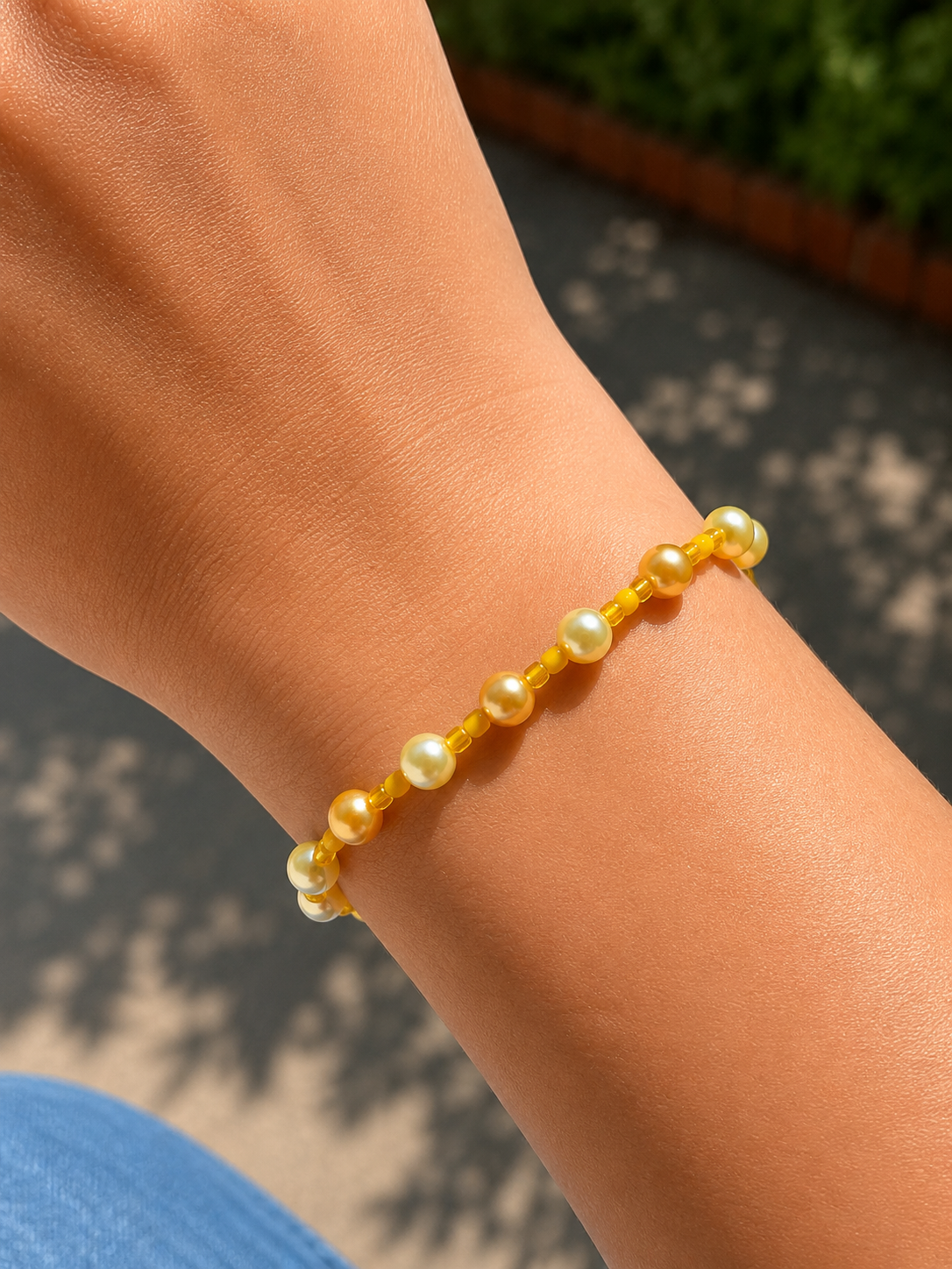 Glass Beaded Bracelet