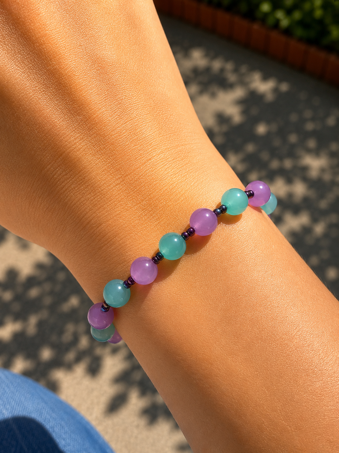 Glass Beaded Bracelet