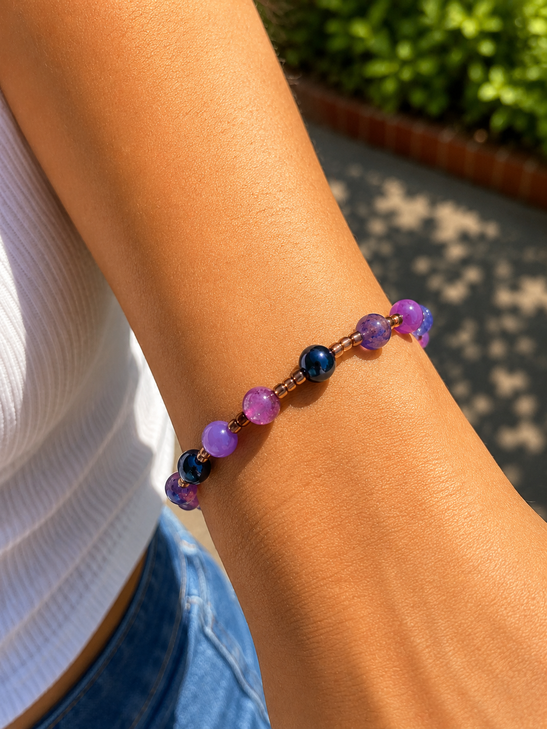 Glass Beaded Bracelet