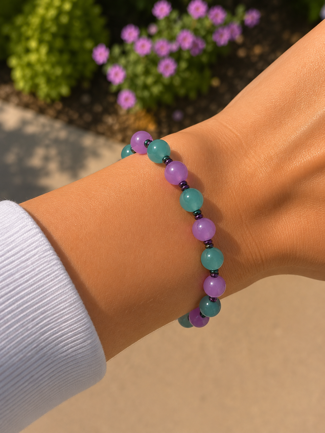 Glass Beaded Bracelet