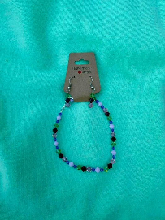 Swarovski Crystal Bracelet & Earring Set