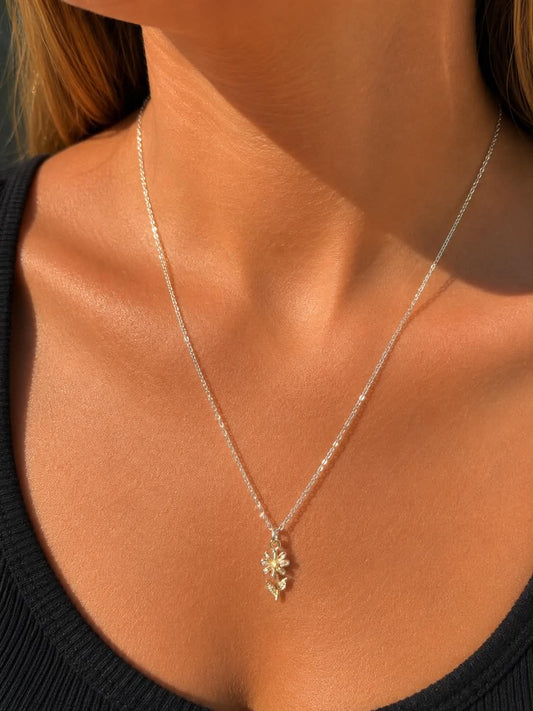 Handmade Necklace | Daisy Flower